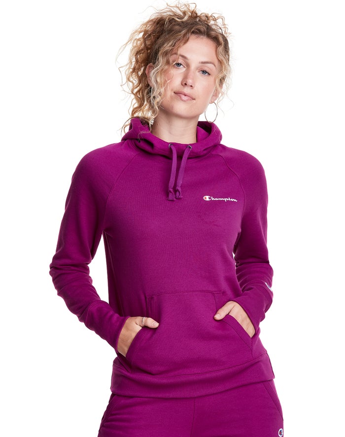 Sudadera Con Capucha Champion Mujer - Powerblend Script Logo ( Rosas ) 8290371-LZ